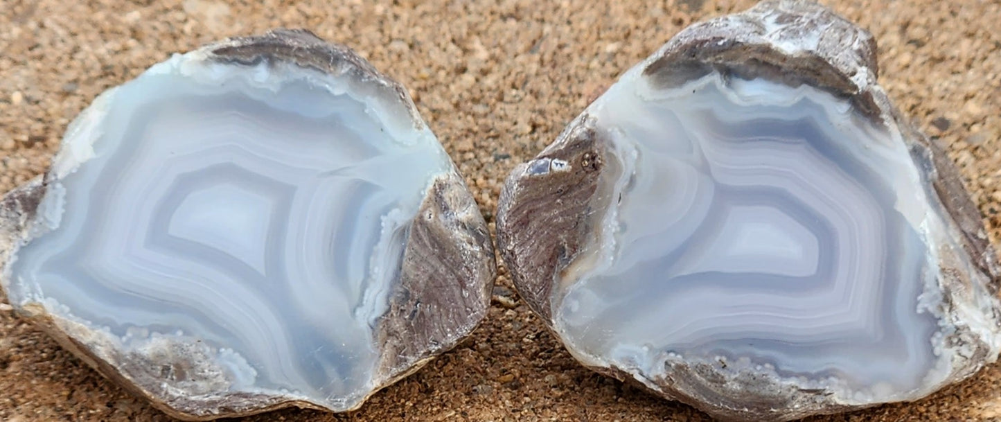 Oeuf Dugway Thunder à visage poli (paire)