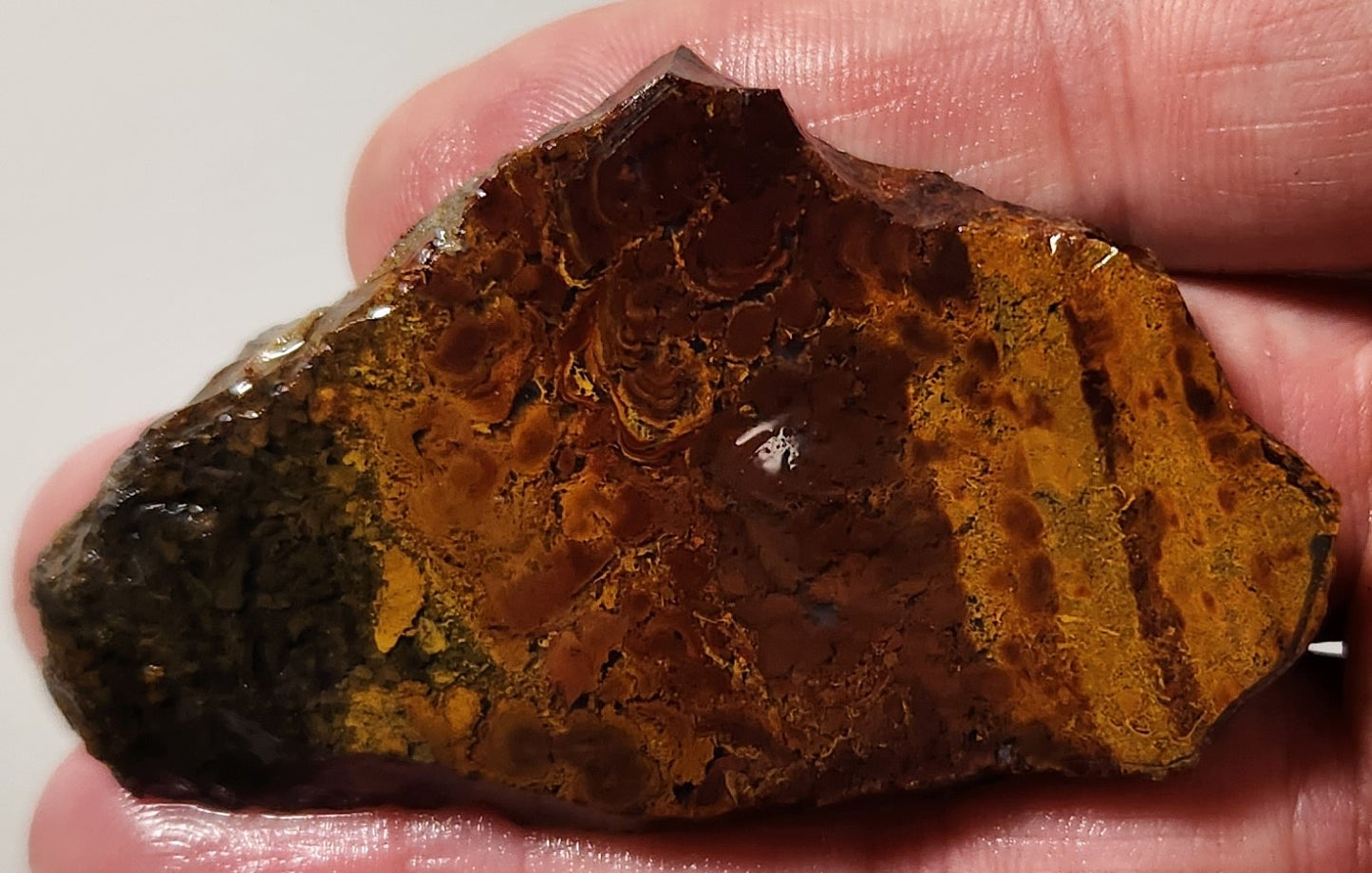 Bloody Basin Plume Agate Slab