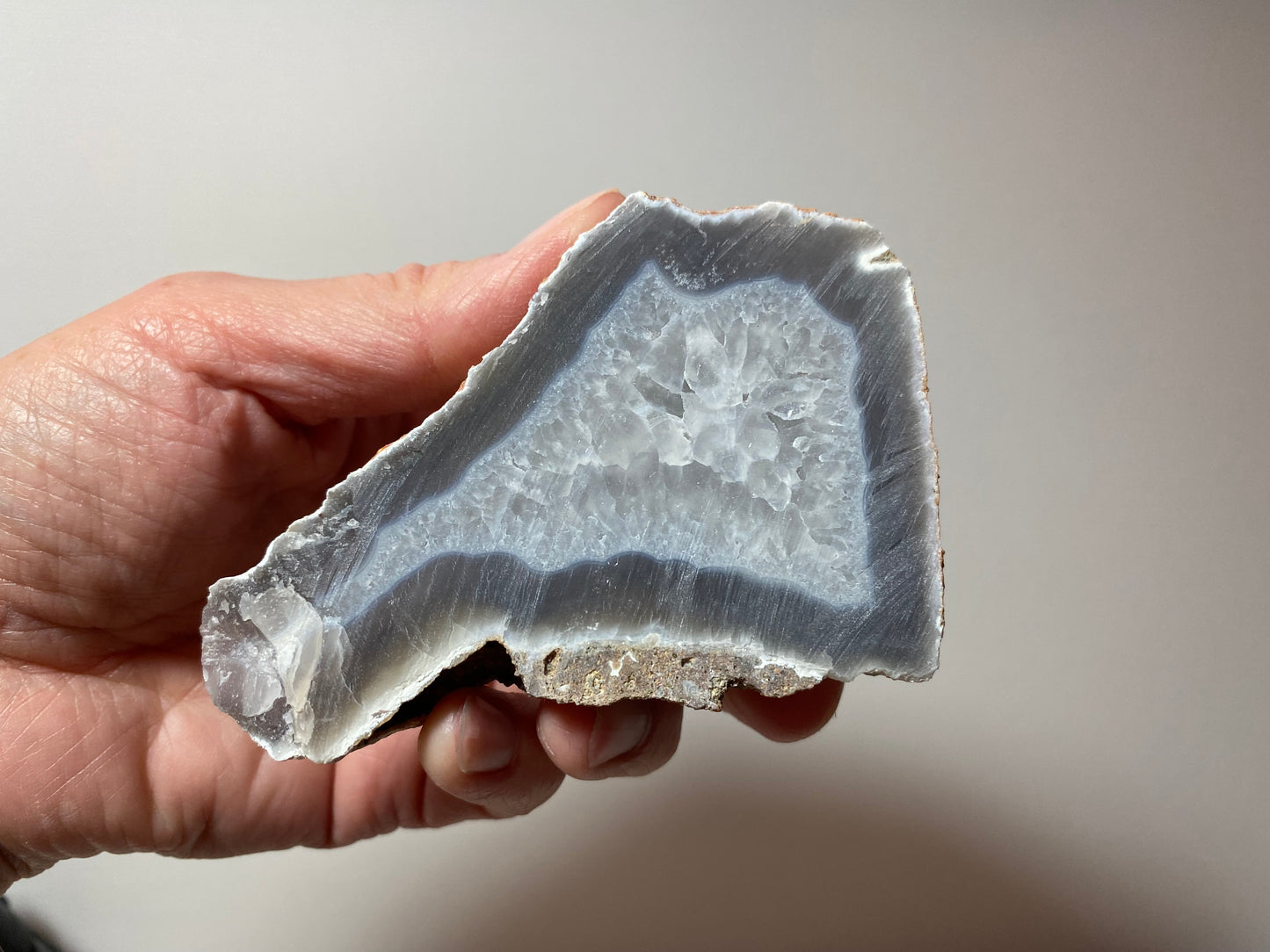 Luna Agate/Crystal Specimen