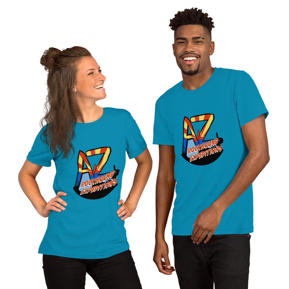 Unisex t-shirt AZ Rockhound Expeditions logo