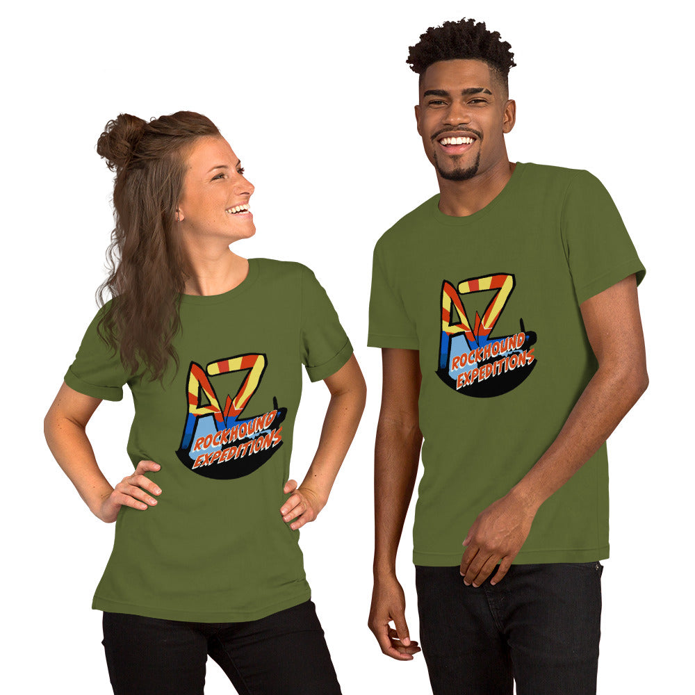 Unisex t-shirt AZ Rockhound Expeditions logo