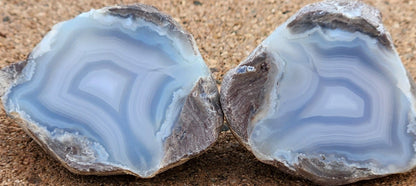 Oeuf Dugway Thunder à visage poli (paire)