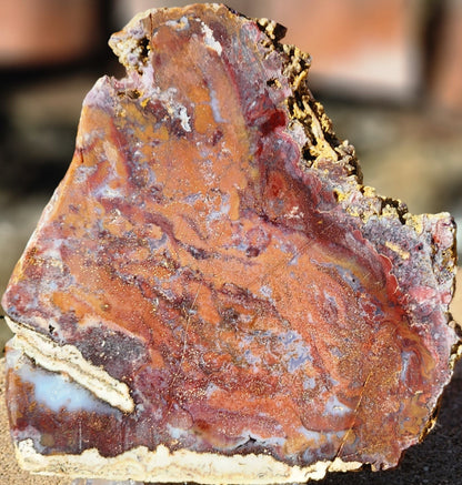 Rodeo Flats Dalle d’agate mousse rouge/orange