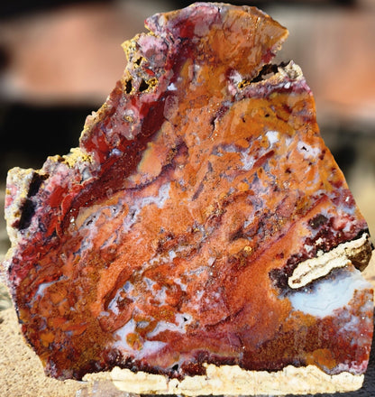 Rodeo Flats Dalle d’agate mousse rouge/orange