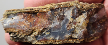 Rodeo Flats Blue with Red/Orange Moss Agate Slab (End Piece)