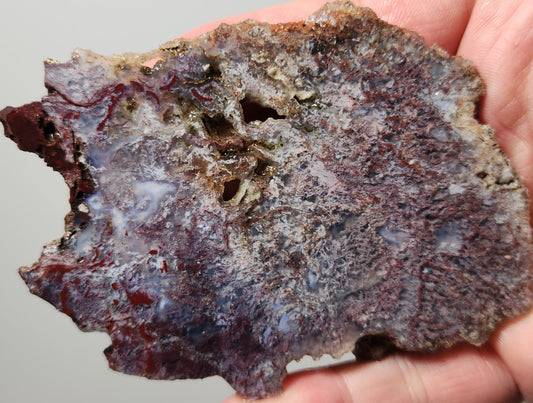 Rodeo Flats Red/Blue Onyx Agate Slab (End Piece)