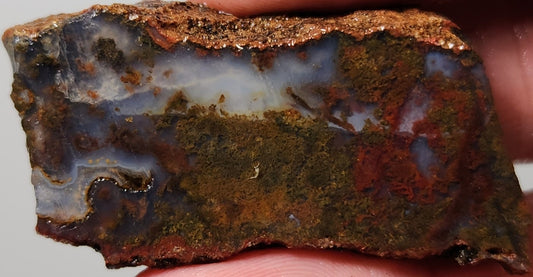Rodeo Flats Green/Yellow/Red Moss Agate Slab