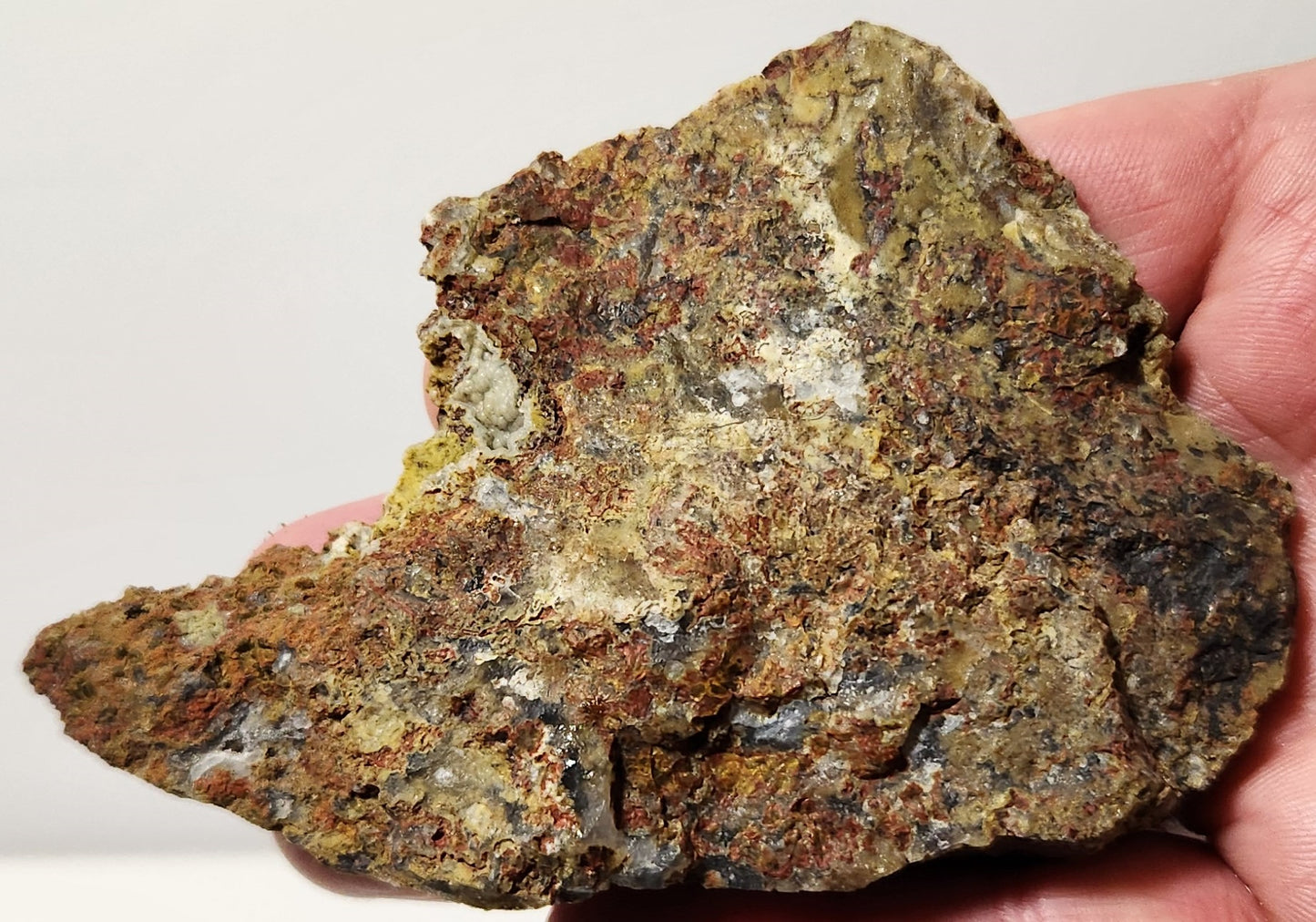 Bloody Basin Plume Agate Slab (End Piece)