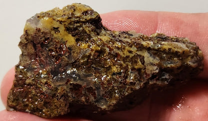 Bloody Basin Plume Agate Slab (End Piece)