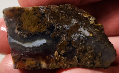 Bloody Basin Plume Agate Slab (End Piece)