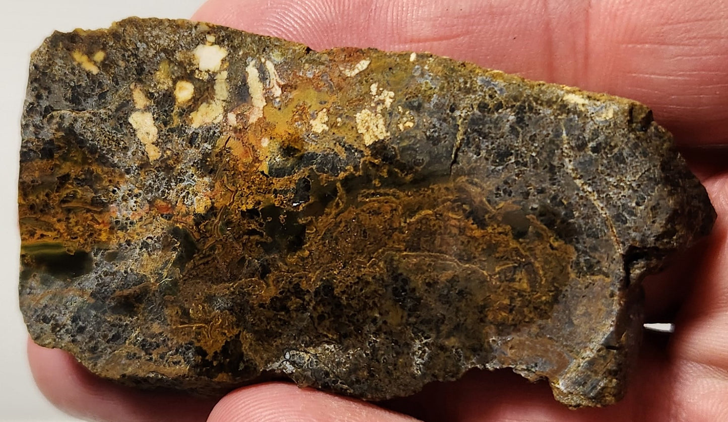 Bloody Basin Plume Agate Slab