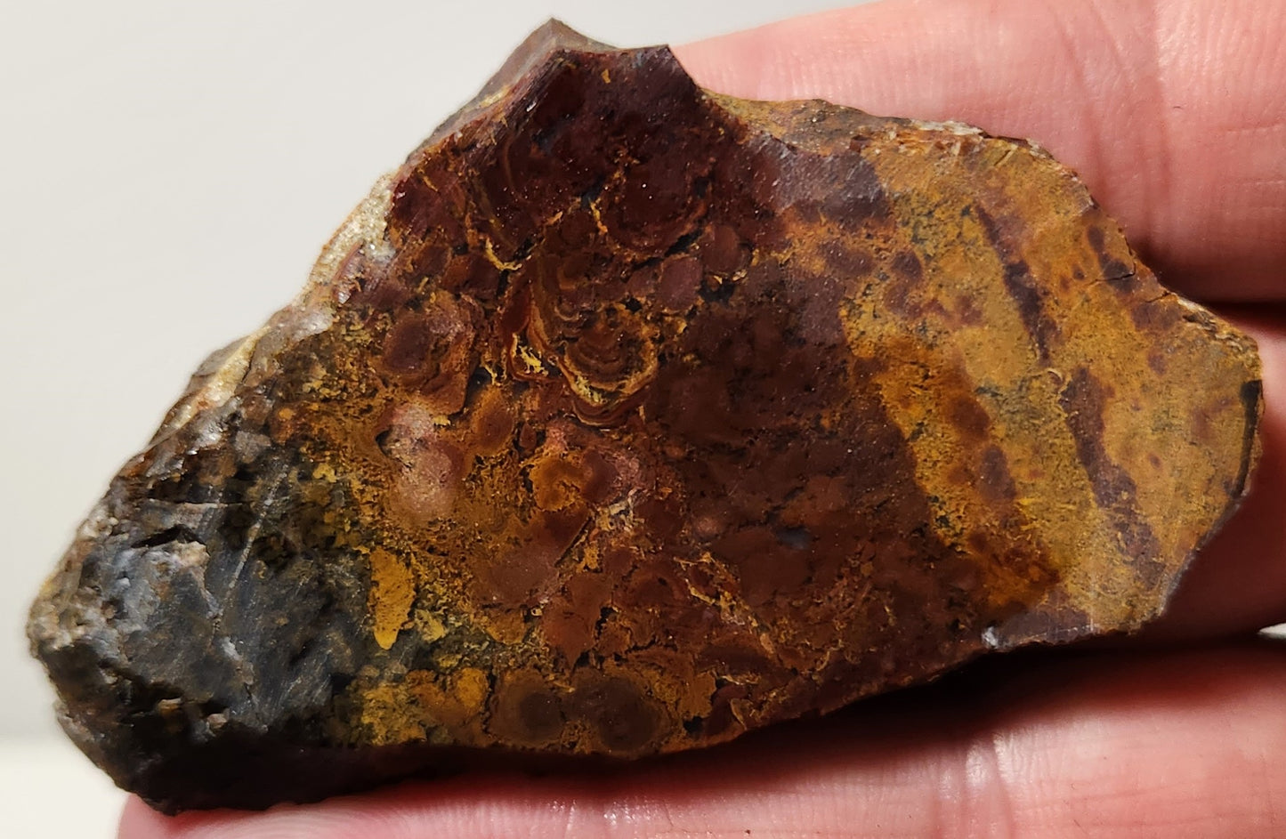 Bloody Basin Plume Agate Slab