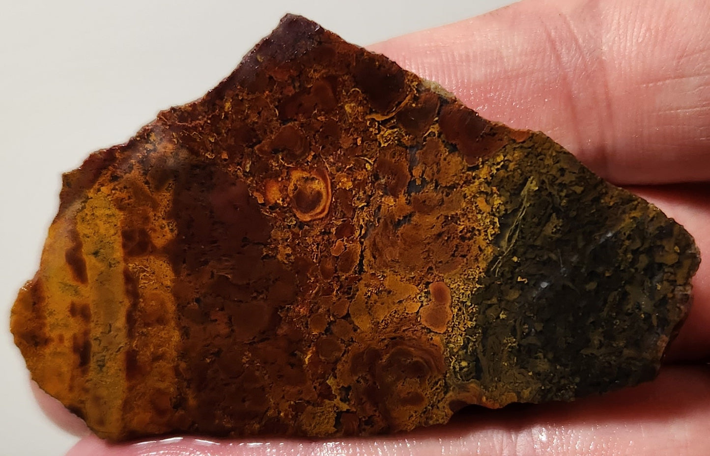 Bloody Basin Plume Agate Slab