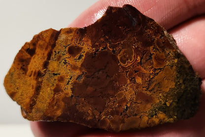 Bloody Basin Plume Agate Slab