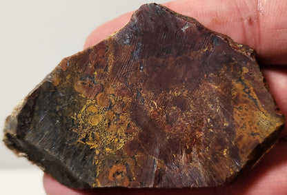 Bloody Basin Plume Agate Slab