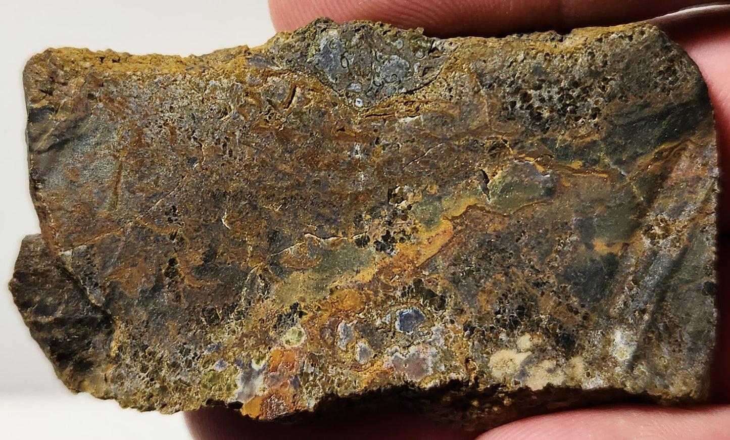 Bloody Basin Plume Agate Slab