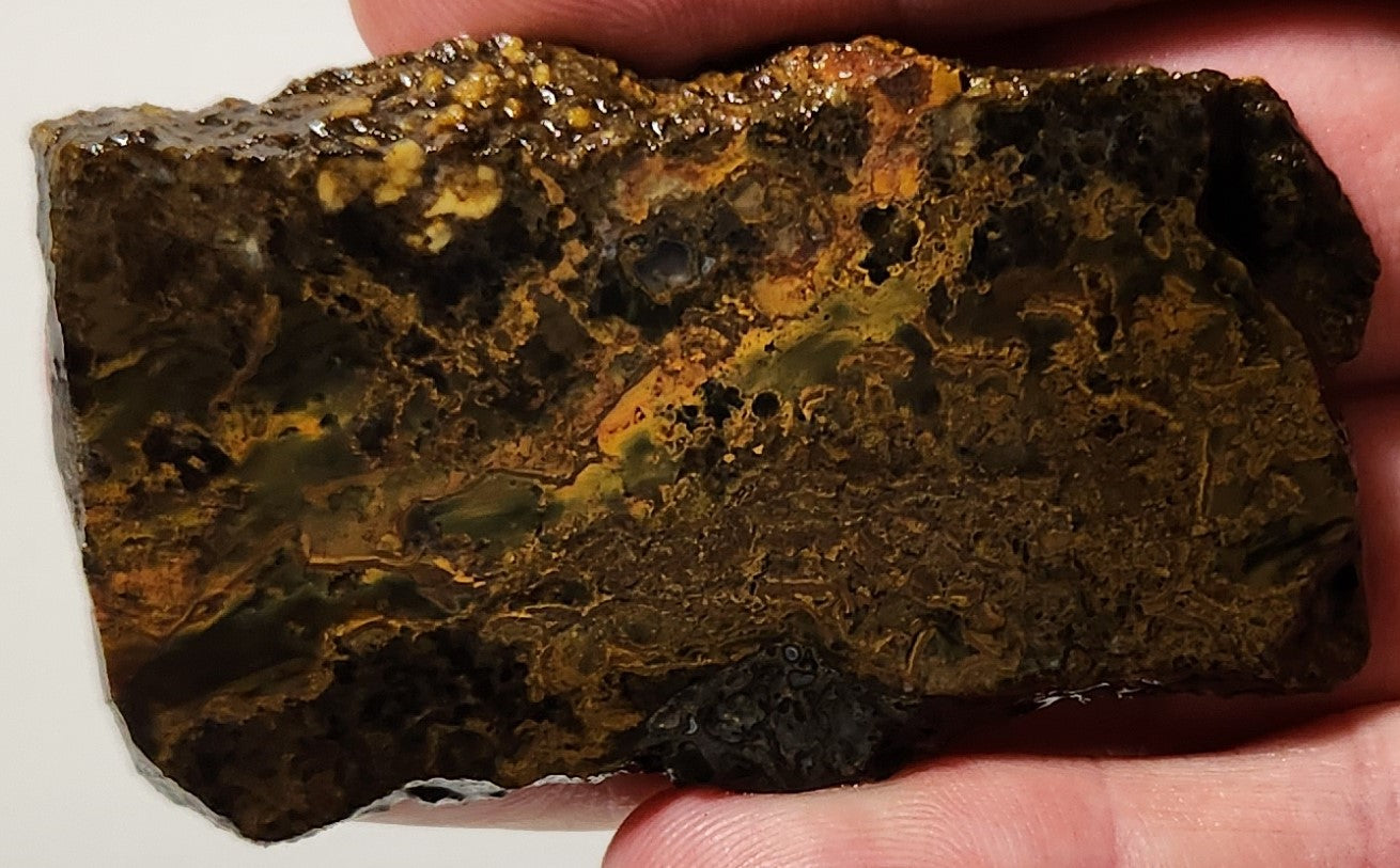 Bloody Basin Plume Agate Slab