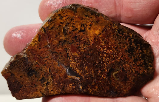Bloody Basin Plume Agate Slab