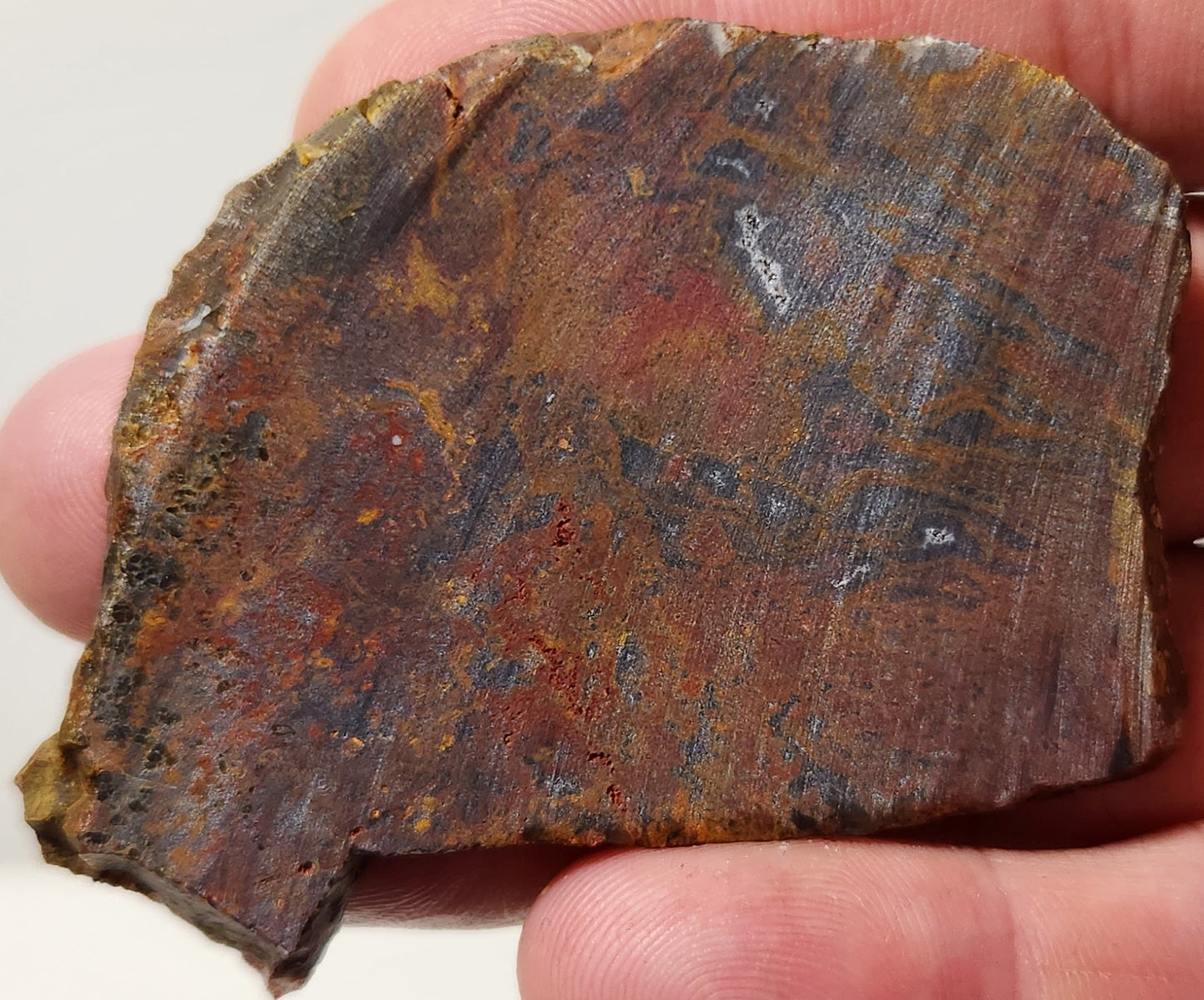 Bloody Basin Plume Agate Slab