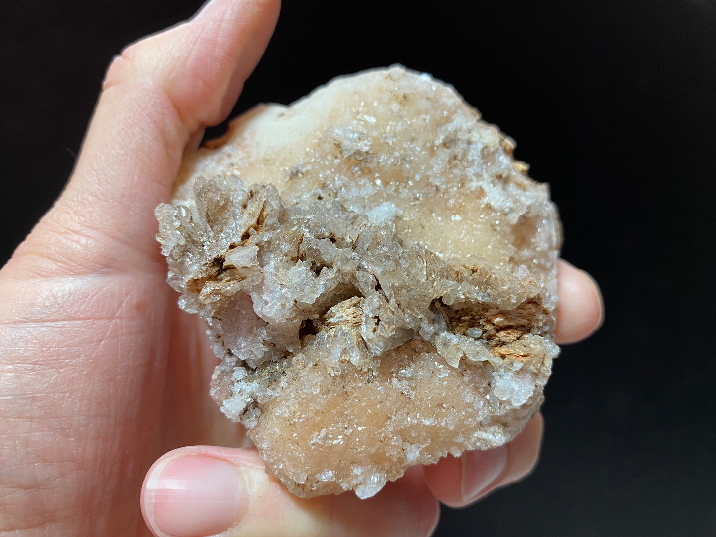 Luna Druzy Pink Crystal Plate