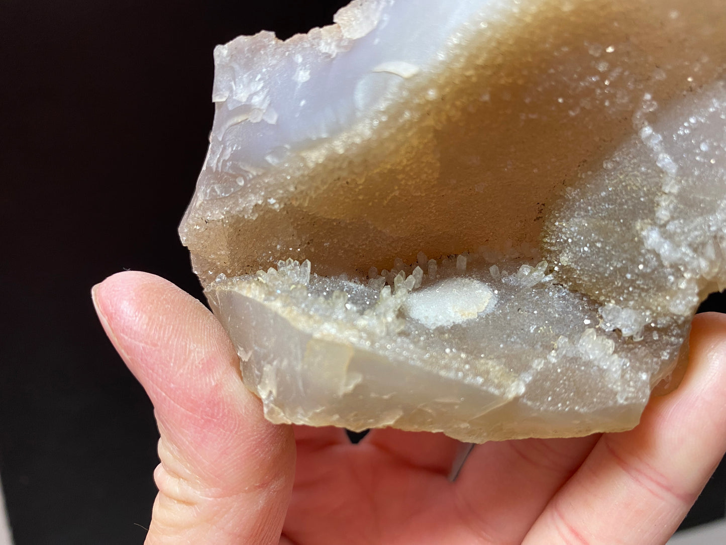 Luna Blue Druzy Agate