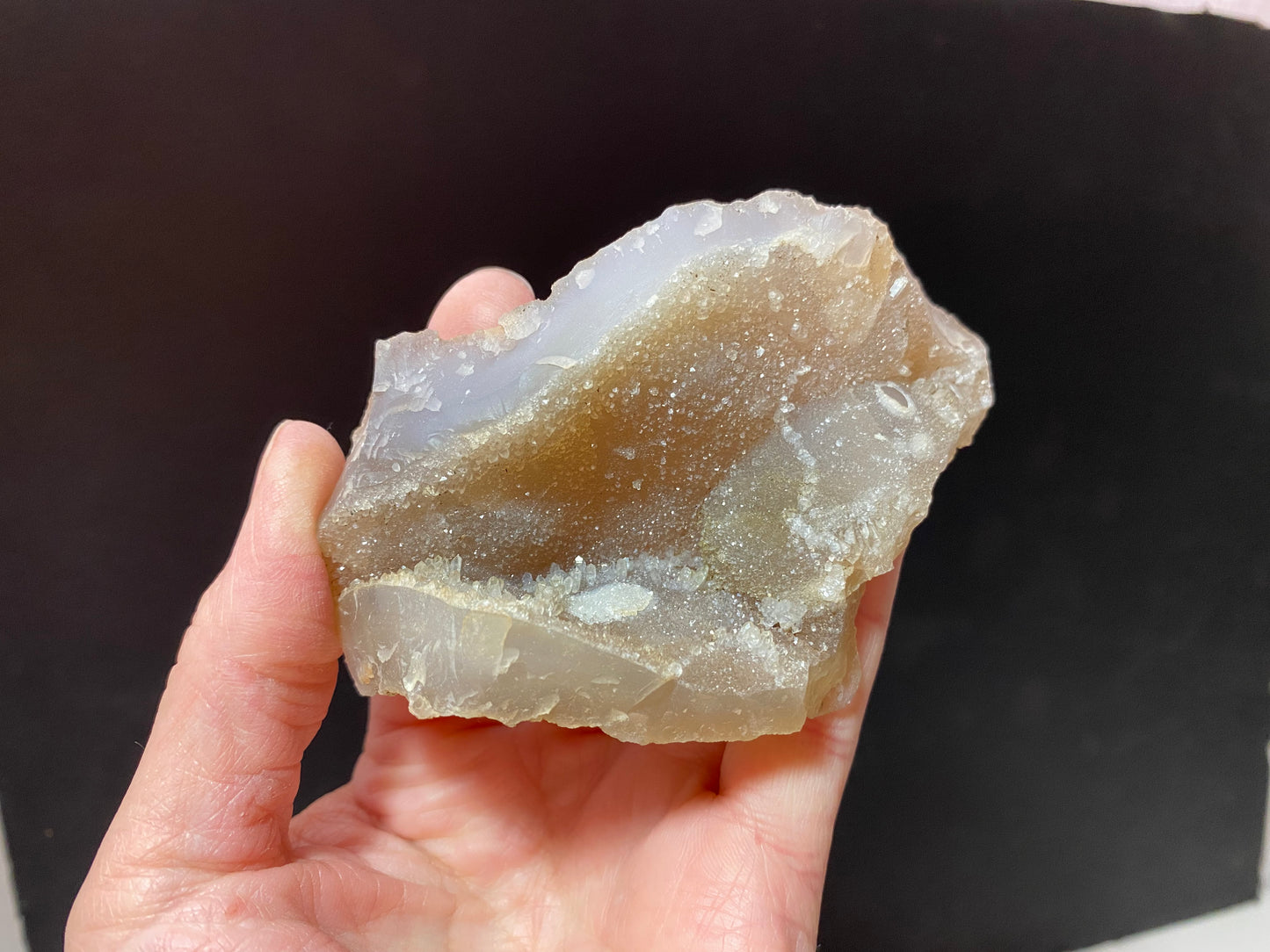 Luna Blue Druzy Agate