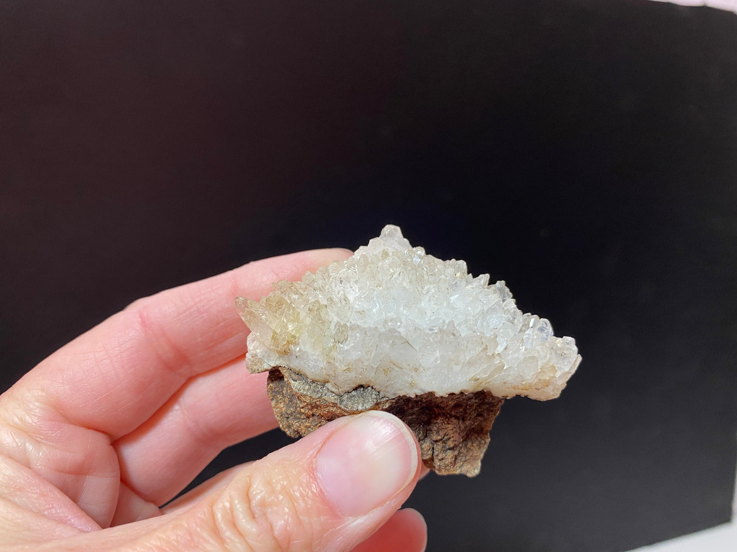 Luna Crystal Cluster in Matrix