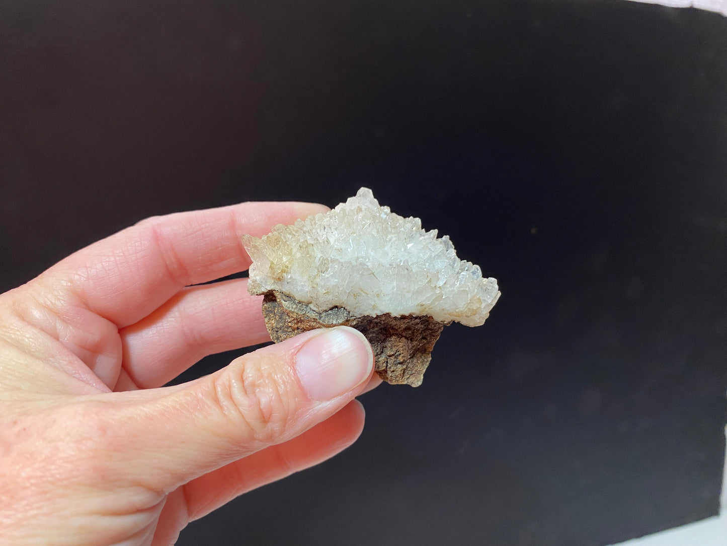 Luna Crystal Cluster in Matrix