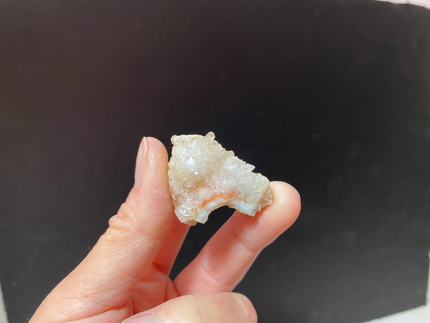 Luna Druzy Pink/Peach/Clear Crystal Plate