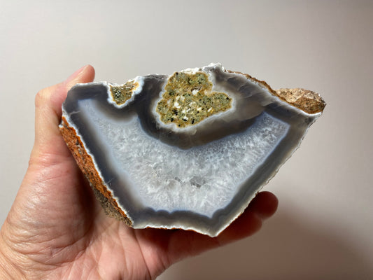 Luna Agate/Crystal Specimen