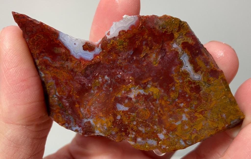 Rodeo Flats Red/Yellow Moss Agate Slab