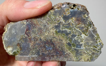 Rodeo Flats Losa de ágata musgo verde claro/rojo/amarillo