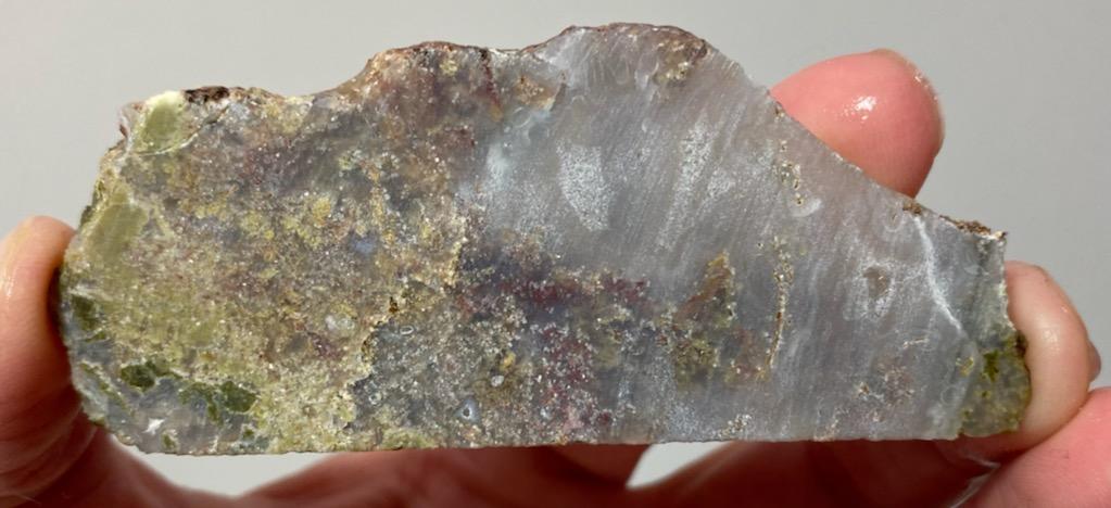 Rodeo Flats Clear Green/Red/Yellow Moss Agate Slab