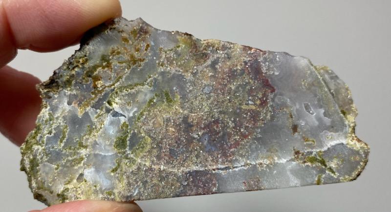 Rodeo Flats Clear Green/Red/Yellow Moss Agate Slab